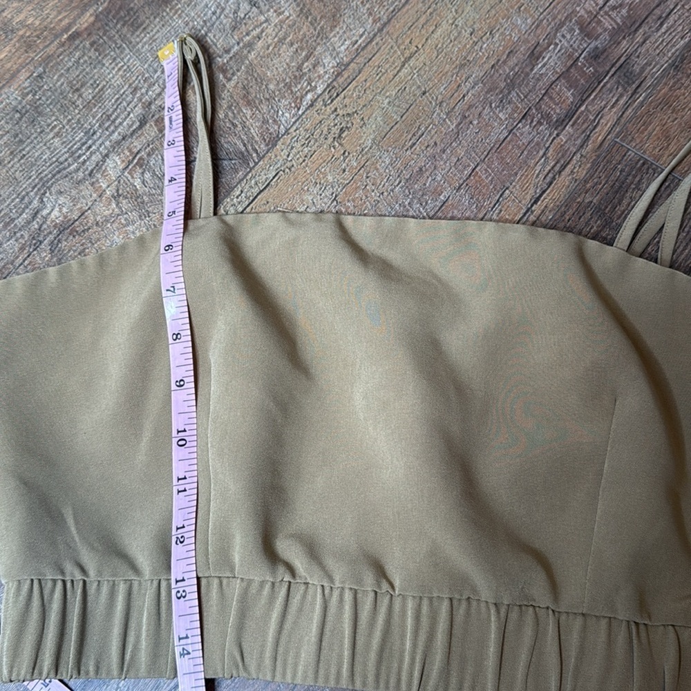 4th & Reckless Aiden top in Sand medium crop tank - Picture 9 of 9